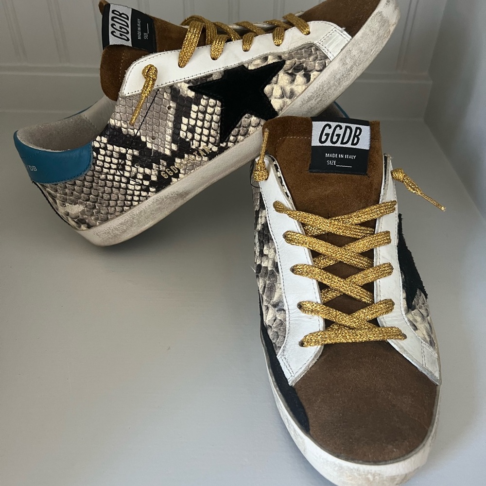 Golden Goose Superstars, Rock Snake/Black Star, 40